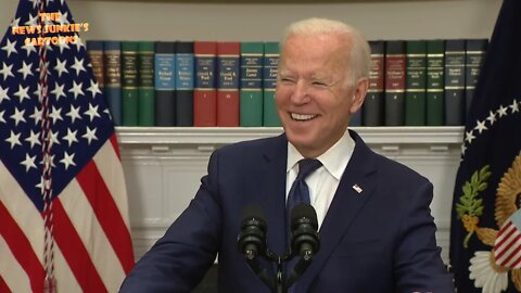 Biden laughs off question over declining confidence in his leadership: "I haven’t seen that poll."