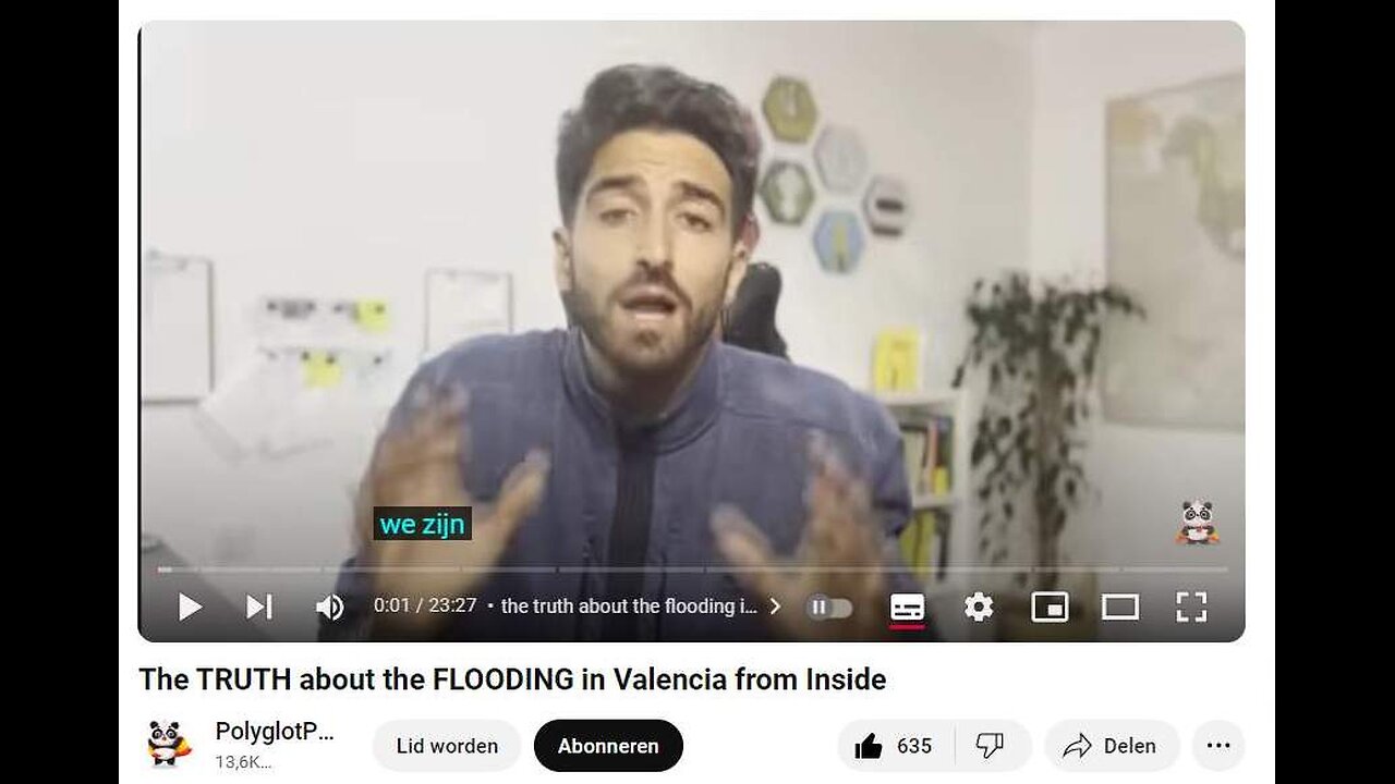 The TRUTH about the FLOODING in Valencia from Inside >( PolyglotPanda )