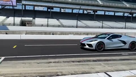 Indianapolis speedway C8 Corvette