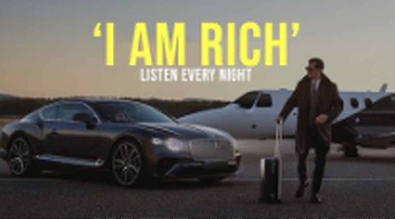 'I AM RICH' - Money Affirmations - Listen Before You Sleep!