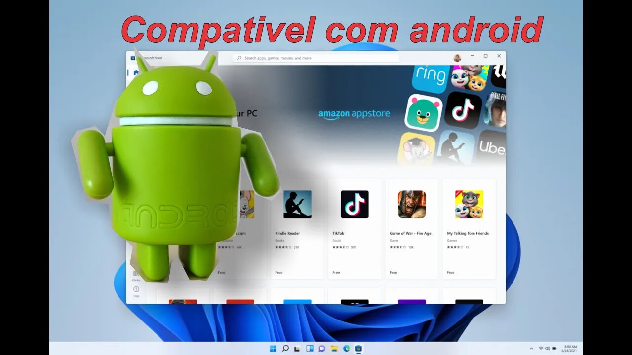 Dowload Windows 11 oque eu descobri usando ele por 7 dias [papo reto]windows com aplicativos android