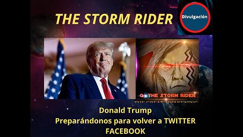 Donald Trump Preparándonos para volver a TWITTER FACEBOOK