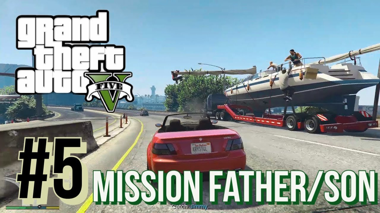 Grand Theft Auto V PS5 gameplay Walkthrough Mission Father/Son