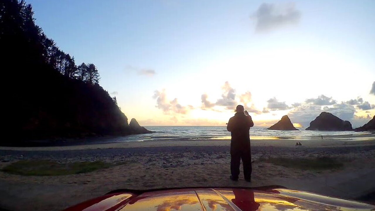 Camping Oregon Coast in April 2022, Carl Wasburne Memorial State Park