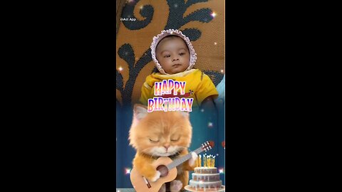 cute baby birthday 🎂