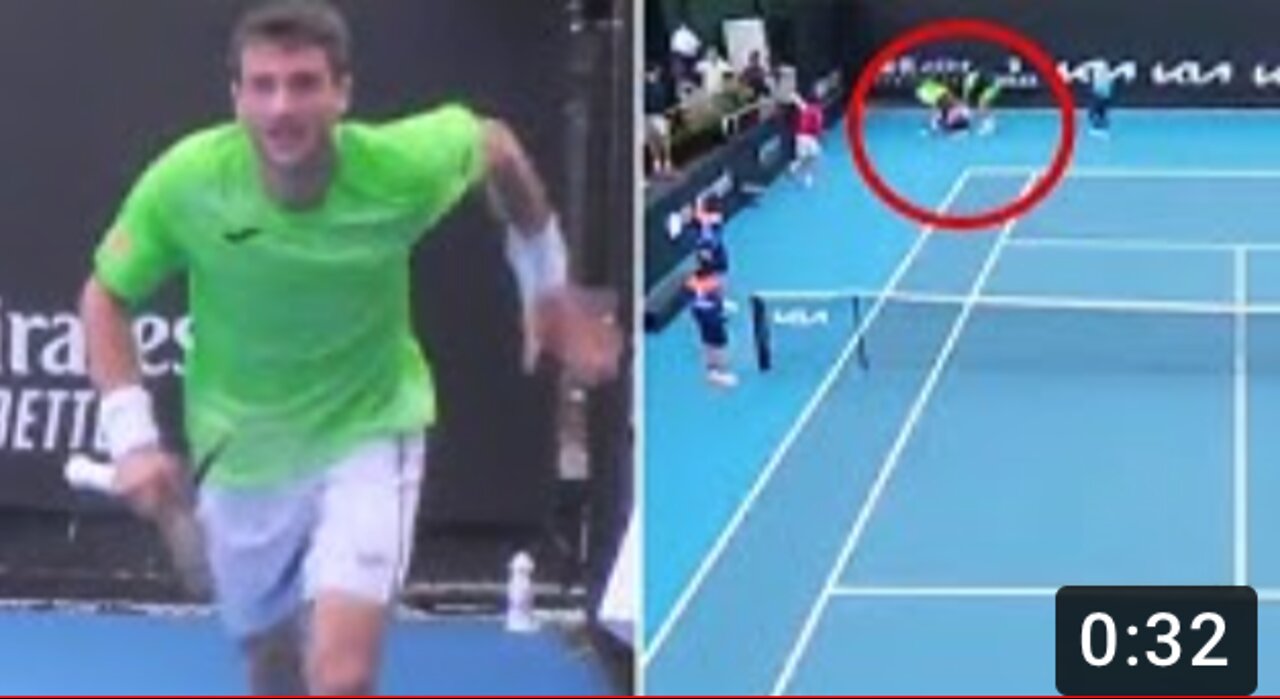 Players rush to ball girl’s aid as she collapses at Australian Open