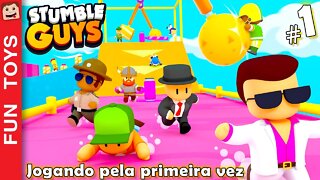 Stumble Guys: Multiplayer Royale - Testando o jogo que os inscritos pediram! Que parece o Fall guys