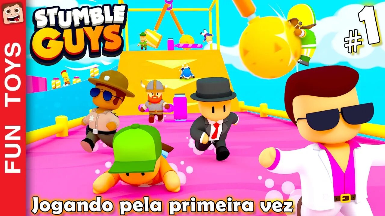 Stumble Guys: Multiplayer Royale - Testando o jogo que os inscritos pediram! Que parece o Fall guys