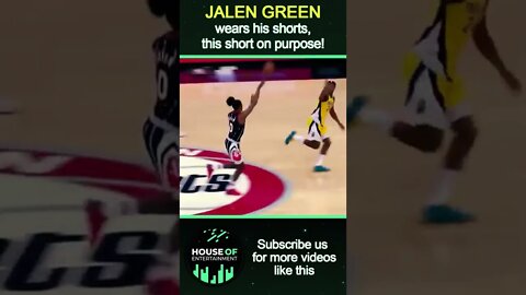 The Special Short That Gives Supernatural Powers to Jalen Green #Short