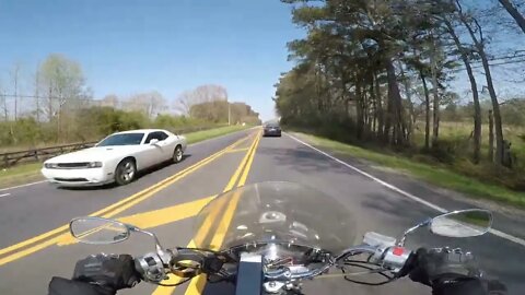 Riding a Motorcycle in 30-40 MPH Wind Gusts