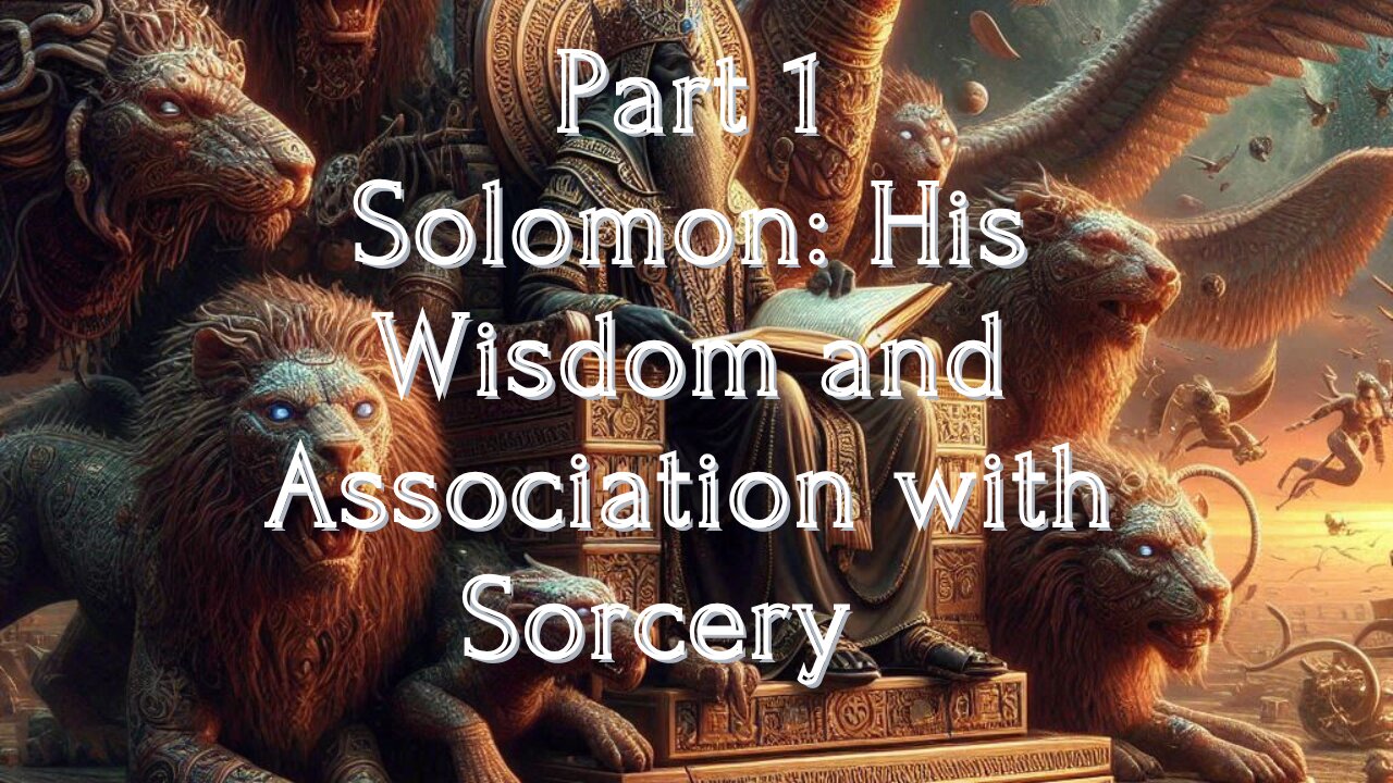 Part 1 Solomon: His Wisdom and Association with Sorcery