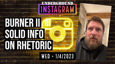 Owen Benjamin, Instagram Replay 🐻 Solid Info On Rhetoric | January 4, 2023