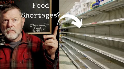 Food shortages in 2022? What you should do immediately!