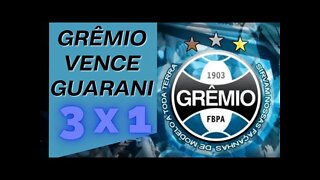 DIEGO SOUZA marca 3 GOLS e GRÊMIO VENCE Guarani.