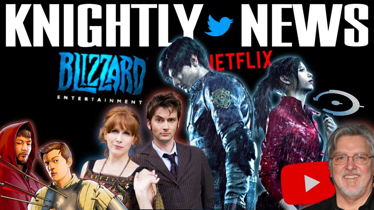 David Tennant RETURNS in DOCTOER WHO, Resident Evil NETFLIX, Blizzard Diversity Tool | KNIGHTLY NEWS