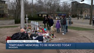 Temporary memorial for Waukesha parade victims to be removed on Wednesday