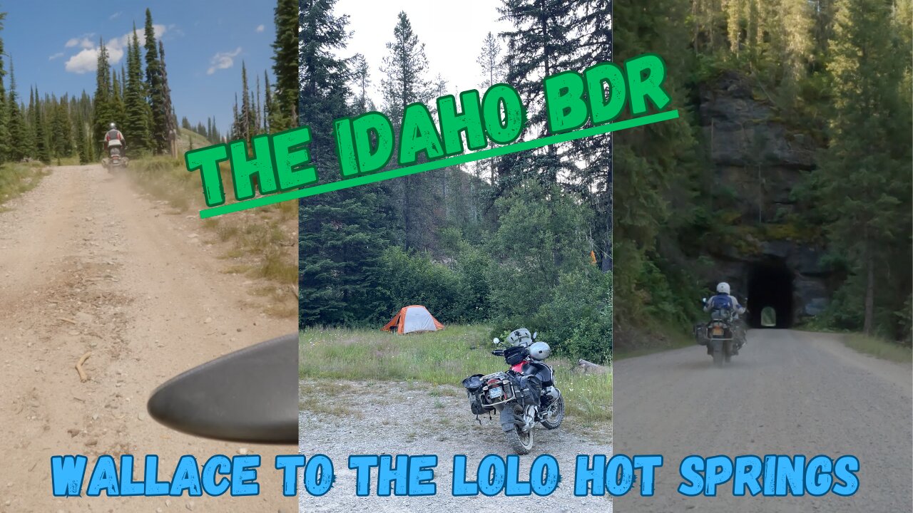 Riding The Idaho BDR, Wallace To Lolo Hot Springs