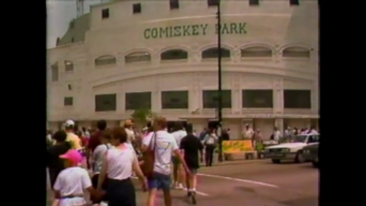 September 30, 1990 - Pre-Game of the Final Contest at Chicago's Comiskey Park