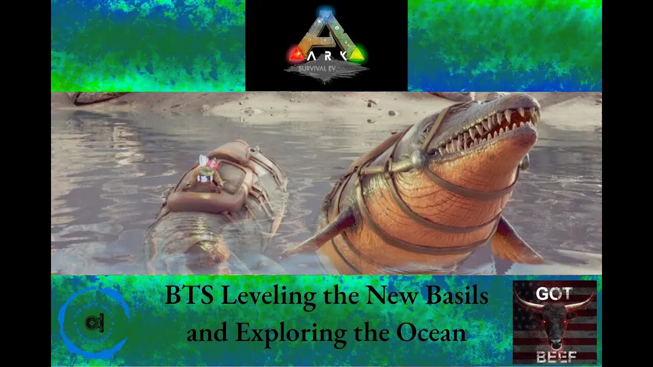 Ark Survival Evolved Livestream BTS: Leveling the New Basils and Exploring the Ocean