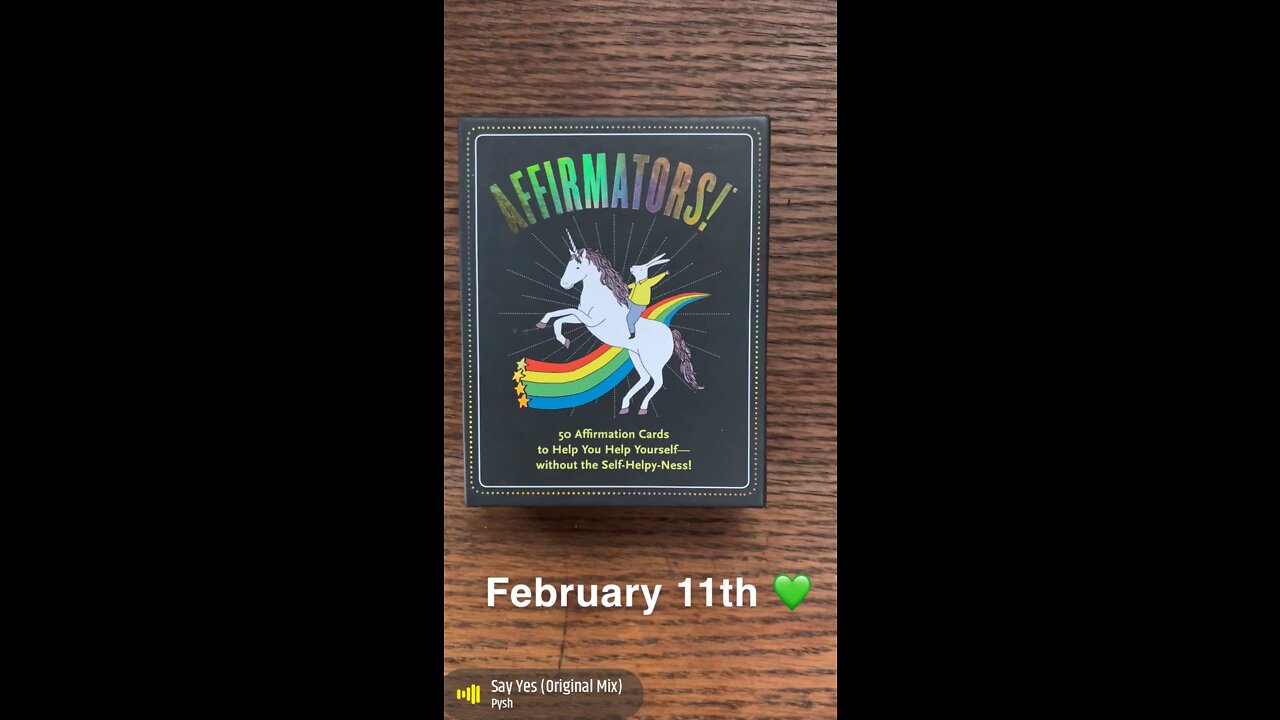 February 11th oracle card: spontaneity