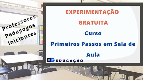 Curso para professores pedagogos iniciantes # experimentação grátis na plataforma