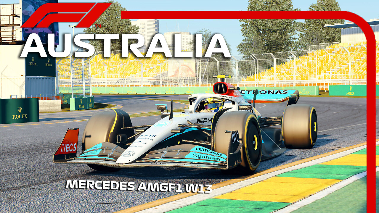 F1 2022 Australian - Lewis Hamilton Onboard Lap | Mercedes AMGF1 W13 - Assetto Corsa