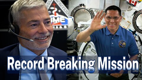 SPACE STATION ASTRONAUT DISCUSSES