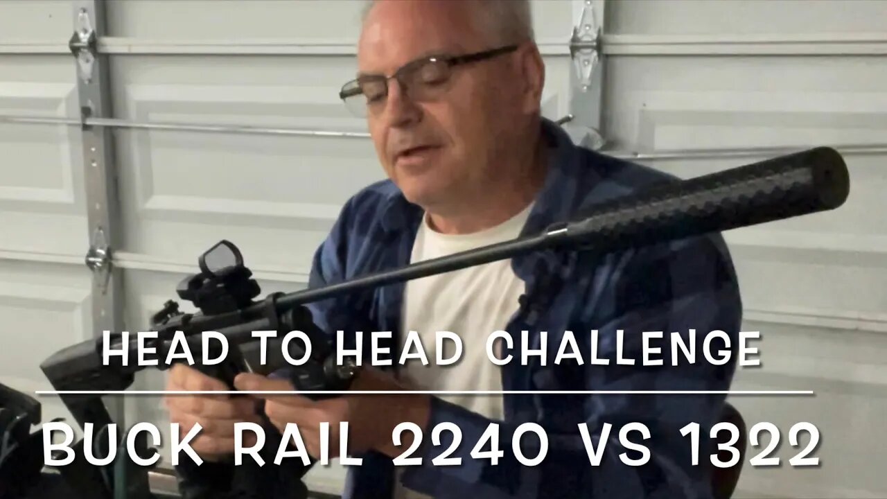 Head to head challenge Buck Rail Crosman pistol builds 2240 vs 1322 at 21 yards