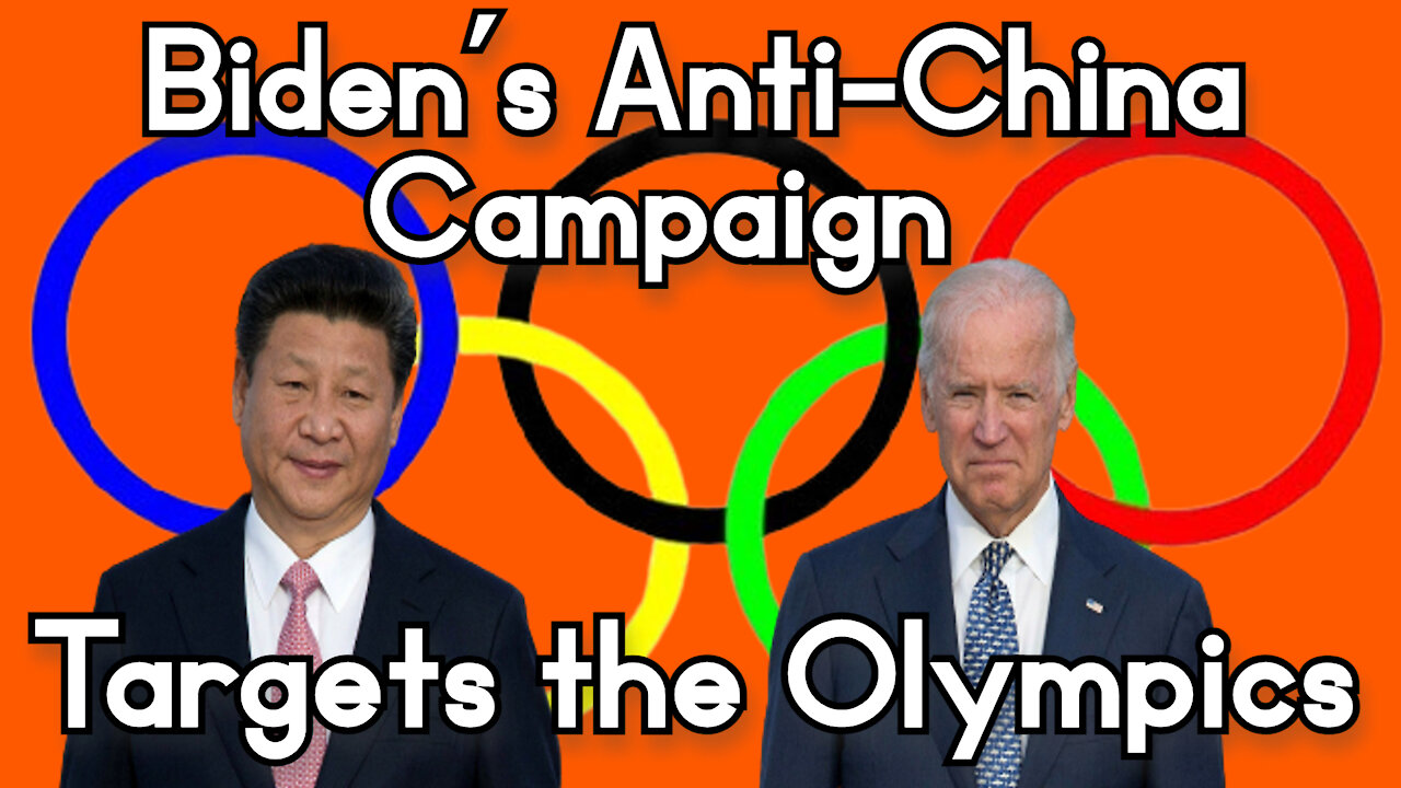Washington’s Anti-China Campaign Targets the Olympics