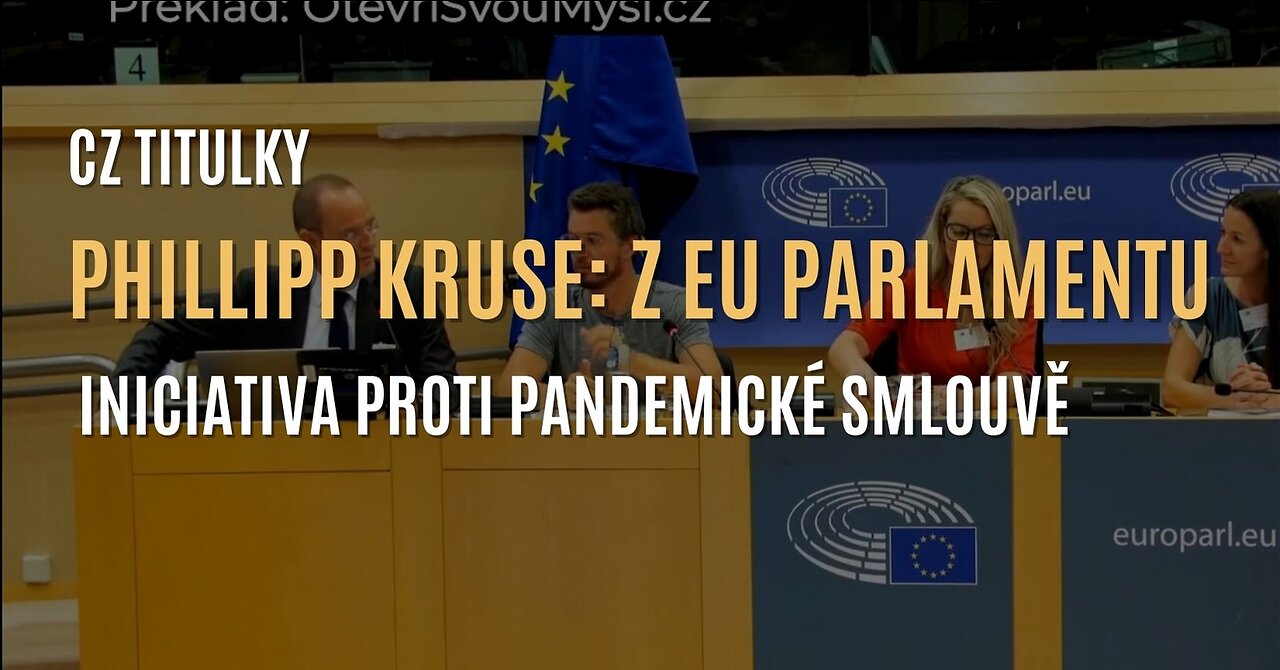 Phillipp Kruse (právník Švýcarsko): Odpor vůči pandemické smlouvě WHO (Z EU Parlamentu)