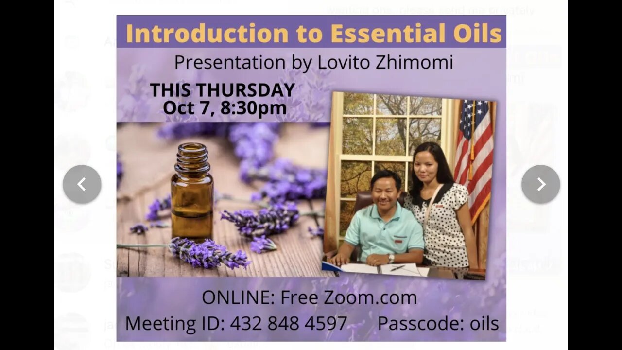 Introduction to Essential Oils by Lovito Zhimomi, India Market