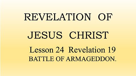 Revelation 19, Armageddon