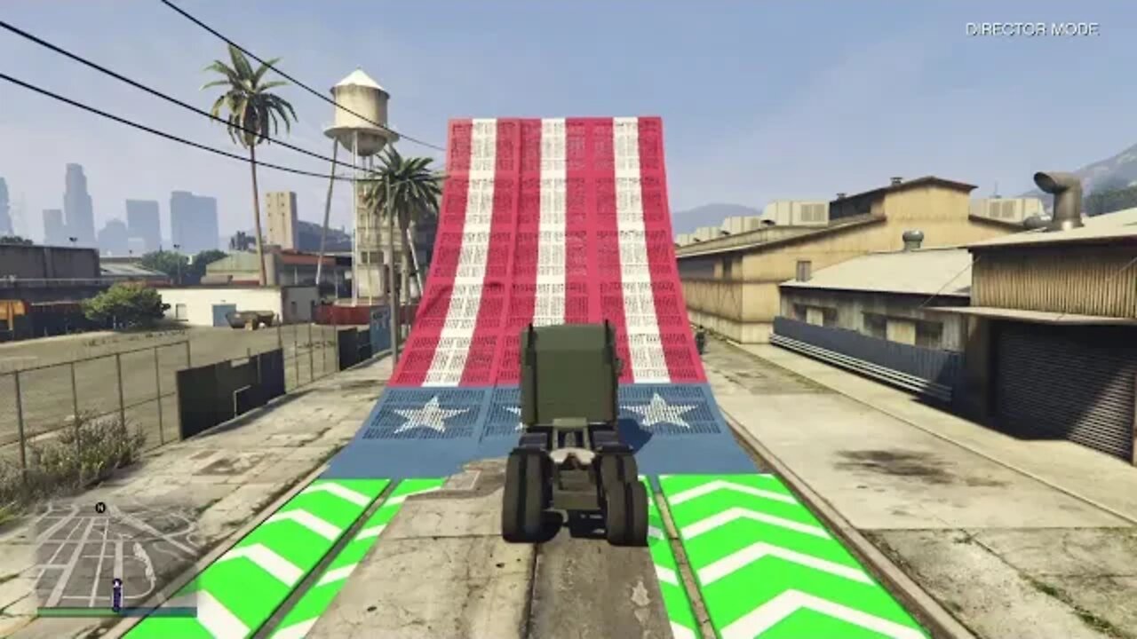 Grand Theft Auto V Director Mode: Extreme Truck Jumps