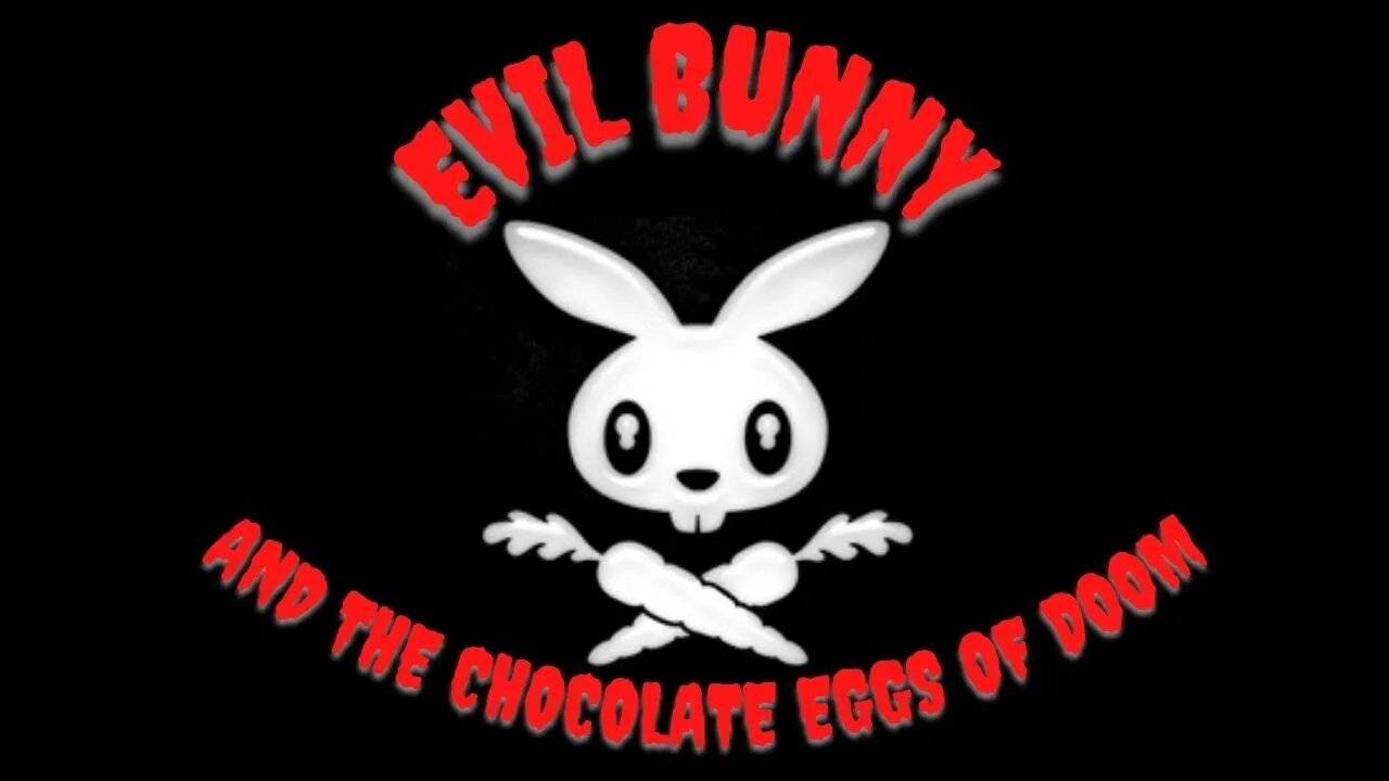 Easter 2022 Evil Bunny And The Chocolate Eggs Of Doom by Lee Armitage