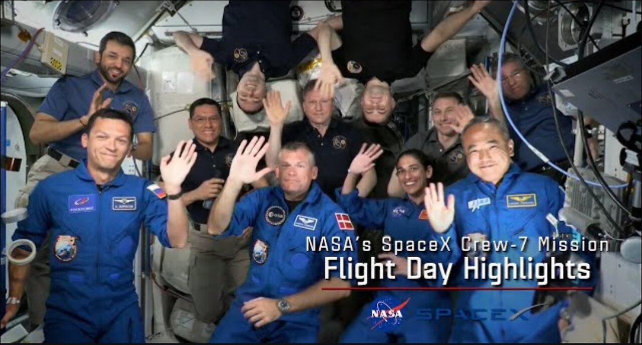 NASA’s SpaceX Crew-7 Flight Day 2 Highlights