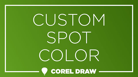 Quick Tip: CorelDraw - Custom Spot Color and Overprint