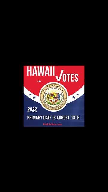 Hawaii Primary date