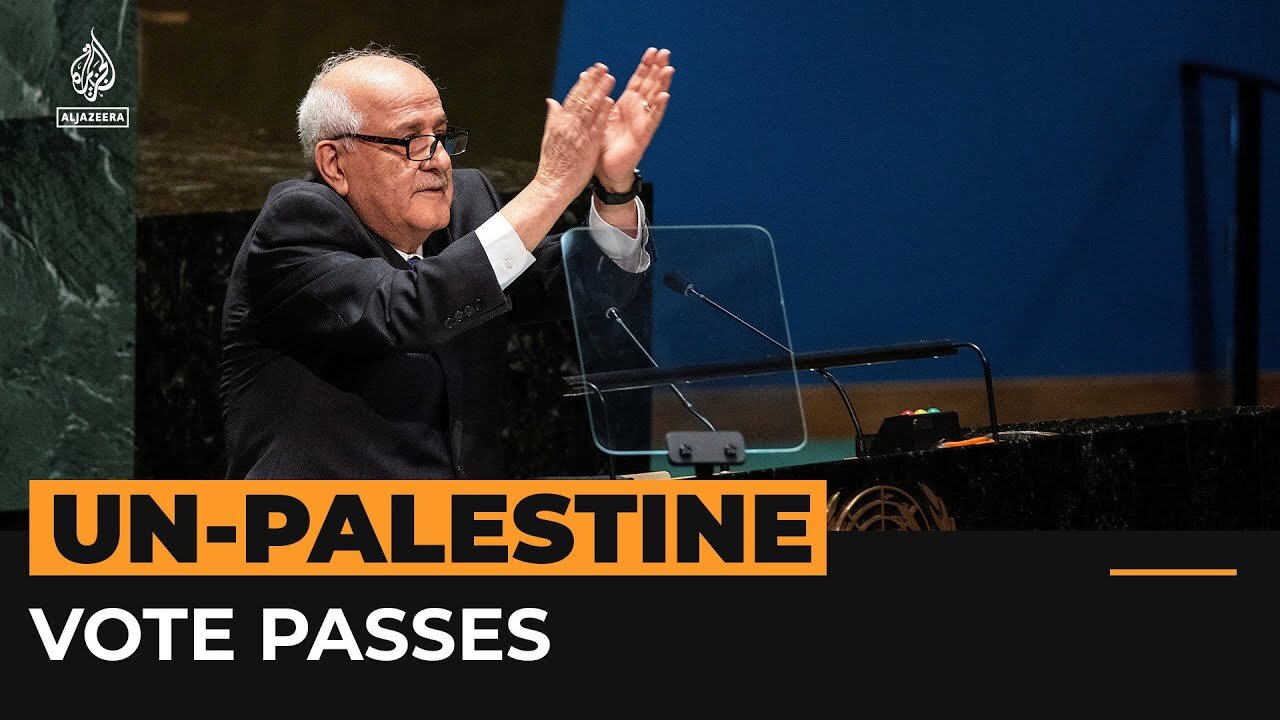 UNGA votes in favour of expanding Palestine's rights | Al Jazeera Newsfeed