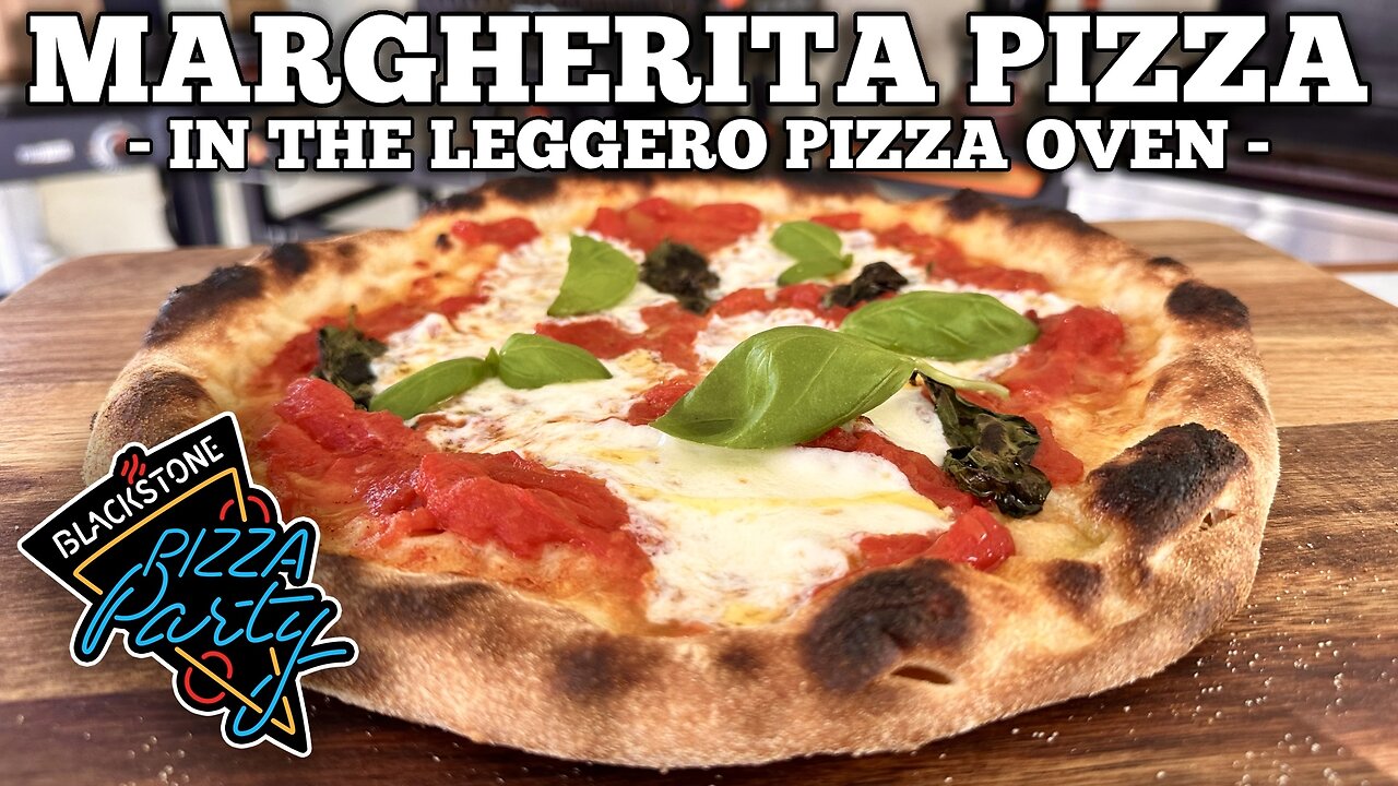 Blackstone Betty's Margherita Pizza in the Leggero Pizza Oven