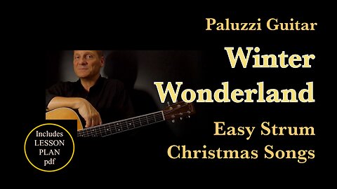 Winter Wonderland Easy Strum Guitar Lesson [Christmas Acoustic Songs]