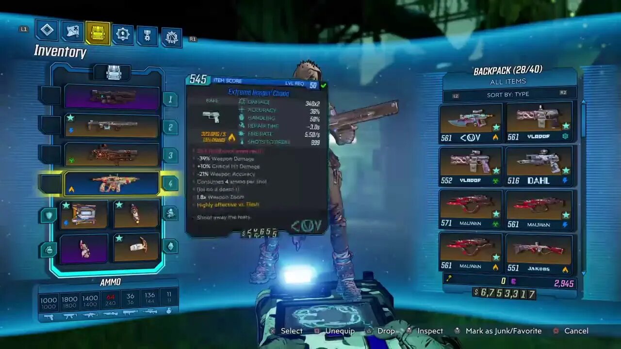 Borderlands 3 M3 Side Mission Swamp Bros