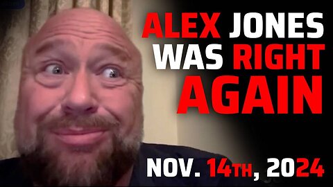 Alex Jones Was Right Again: Jones Warned On Nov. 14th That The Sale Of Infowars To The Onion