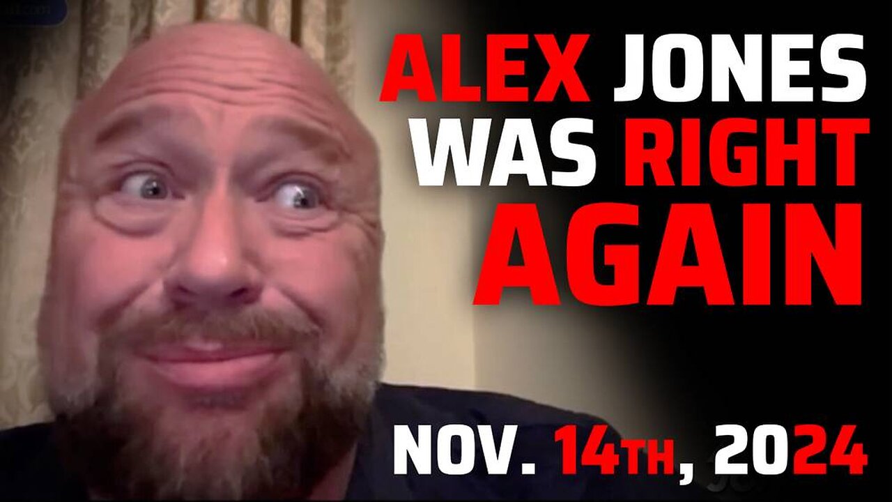 Alex Jones Was Right Again: Jones Warned On Nov. 14th That The Sale Of Infowars To The Onion