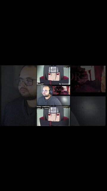 REACT Rap do Itachi 7 minutoz - #shorts