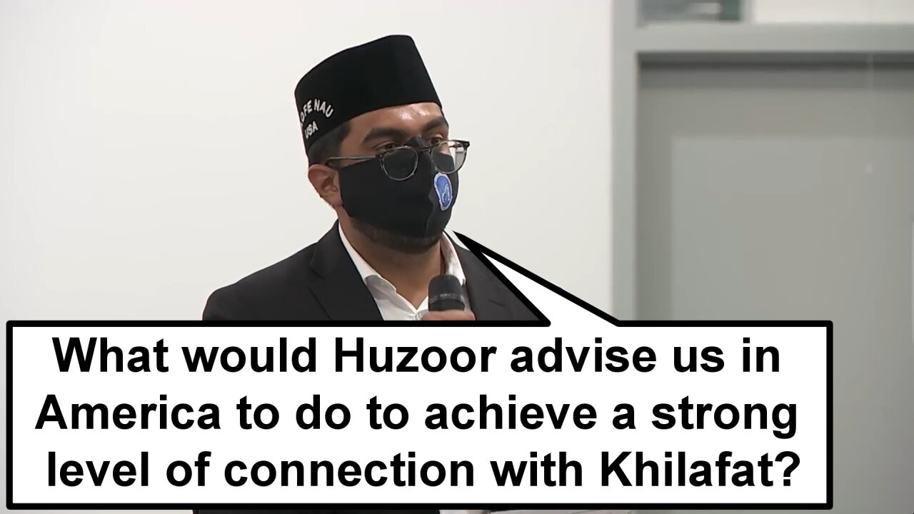 What would Huzoor advise us in America to do to achieve a strong level of connection with Khilafat?