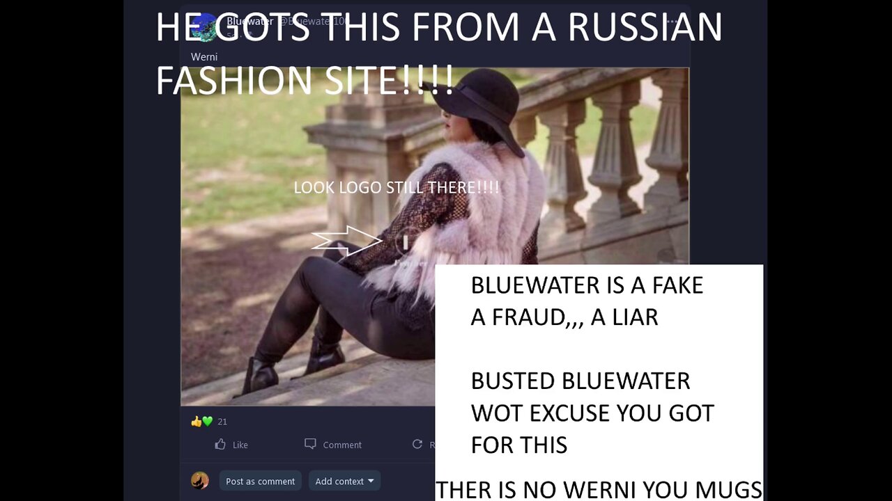 WERNI EXPOSED!! 100% PROOF SHES NOT REAL!!!! BLUE AND C21 LYING TO YOU!!