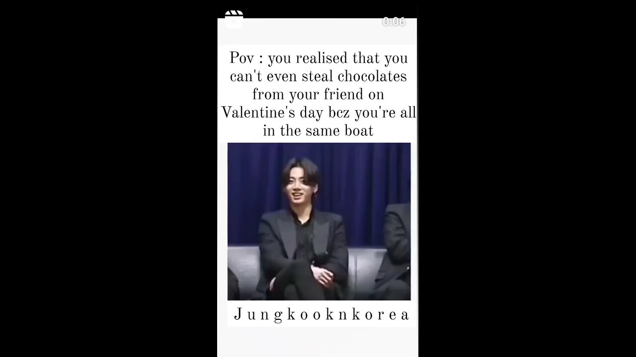 Jungkook and valentine's day