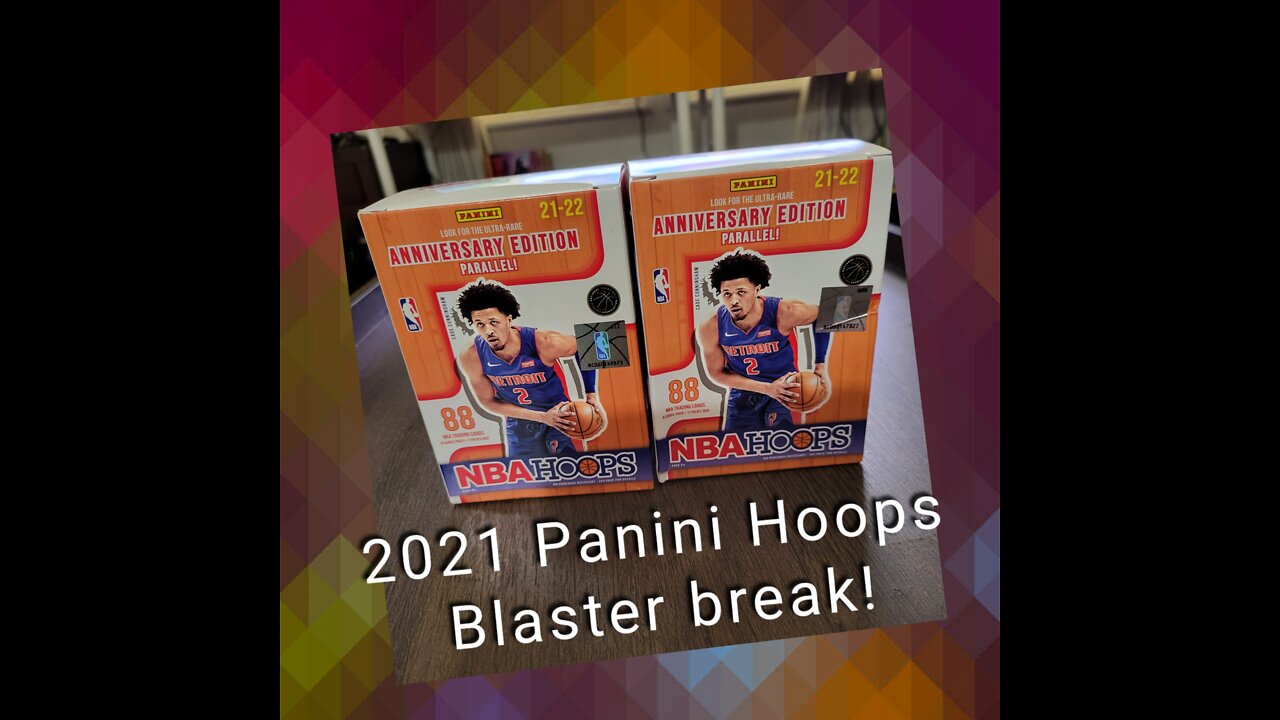 Bam! 2021 Panini Hoops Blasters break. Hit a Cade Cunningham and Evan Mobley RCs!