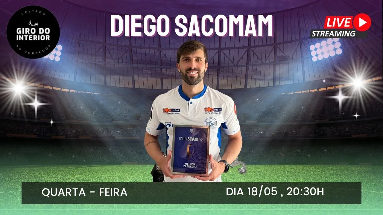 RESENHA AO VIVO #33 - DIEGO SACOMAM ( @diego_sacomam )