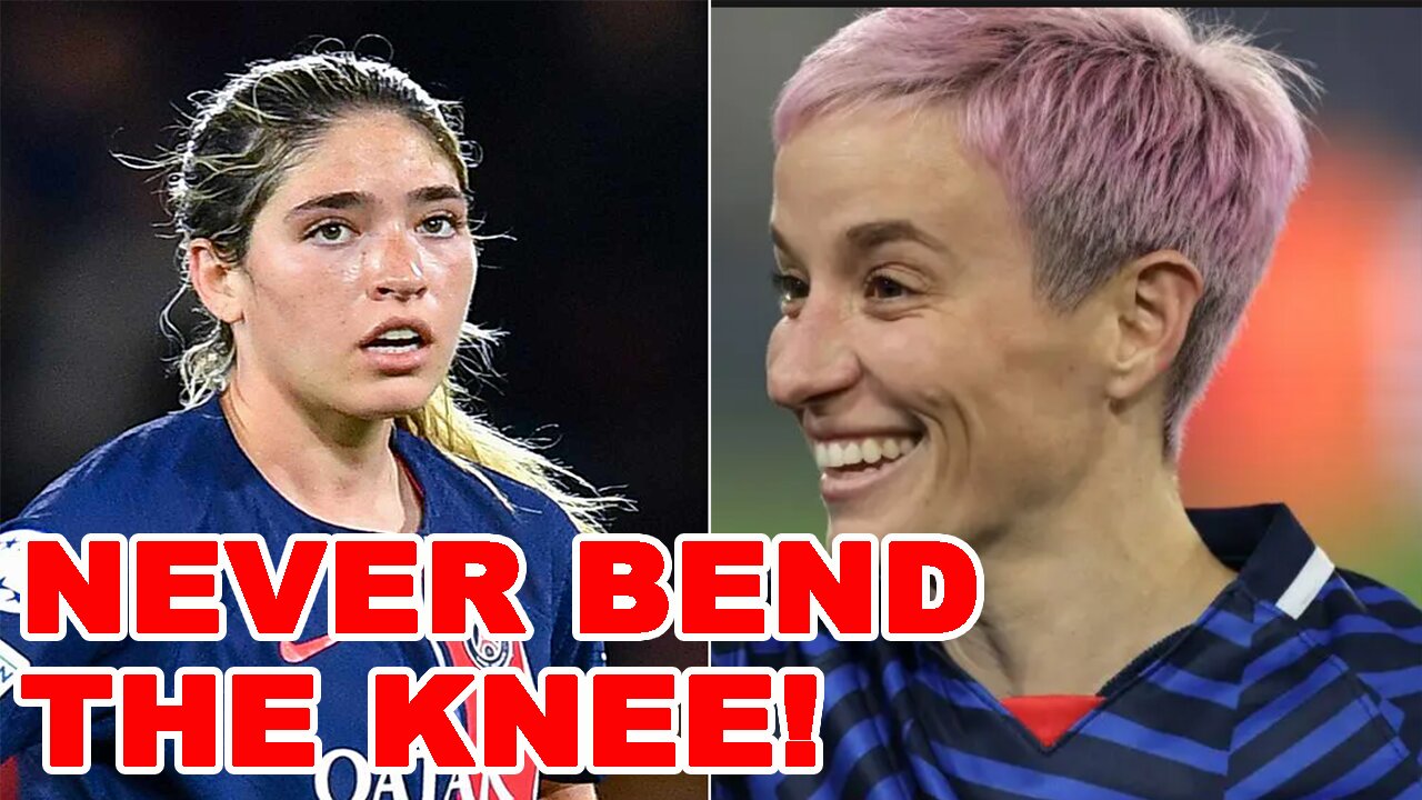 WOKE soccer fans BOO USWNT's Korbin Albert during game! Never BEND THE KNEE to Megan Rapinoe!